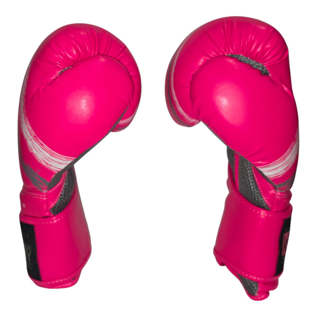 FEEL the ENEMY GUANTES AIRTECH 12OZ rosa-blanco-gris 2/6