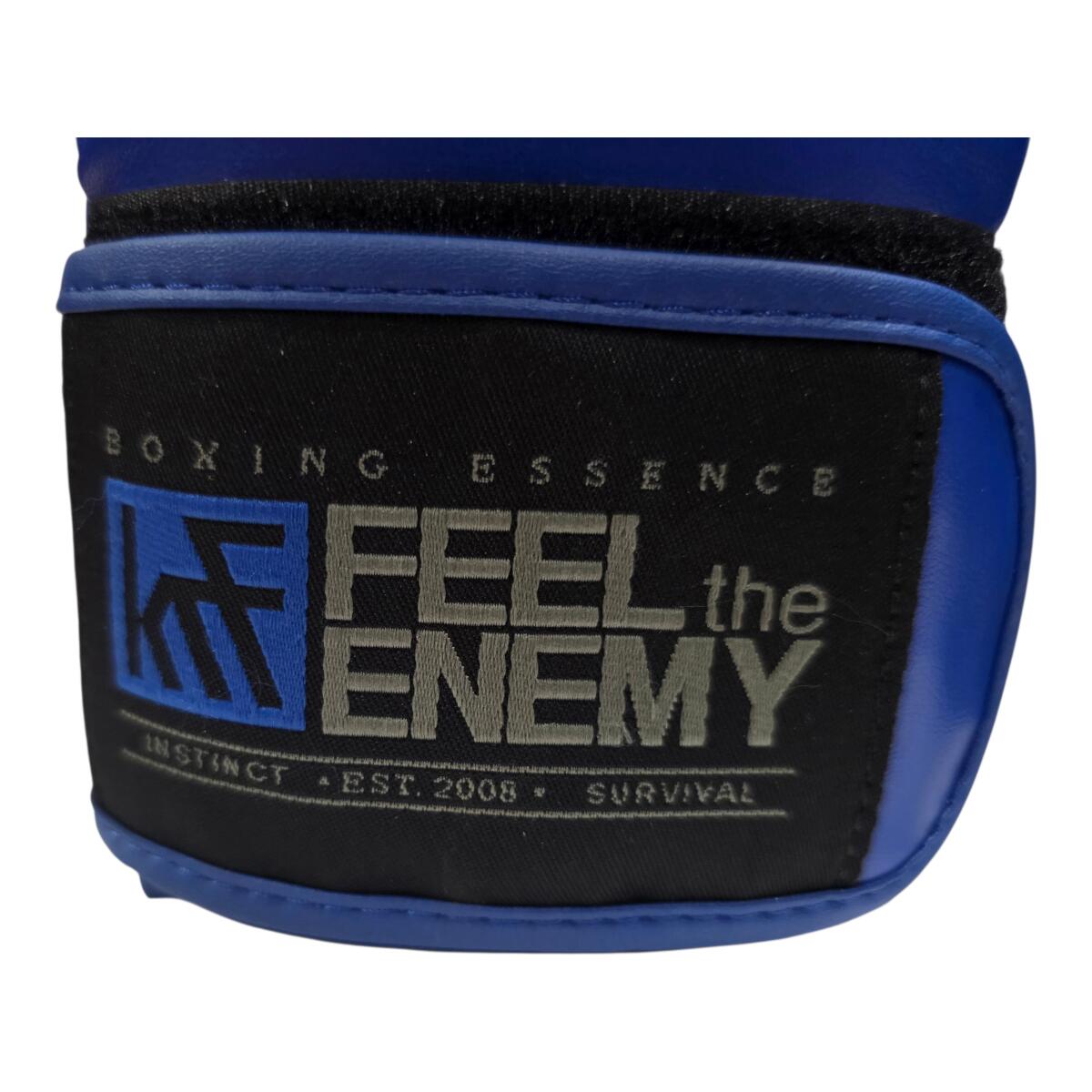 FEEL the ENEMY Guantes Training 12OZ azul-blanco 5/6