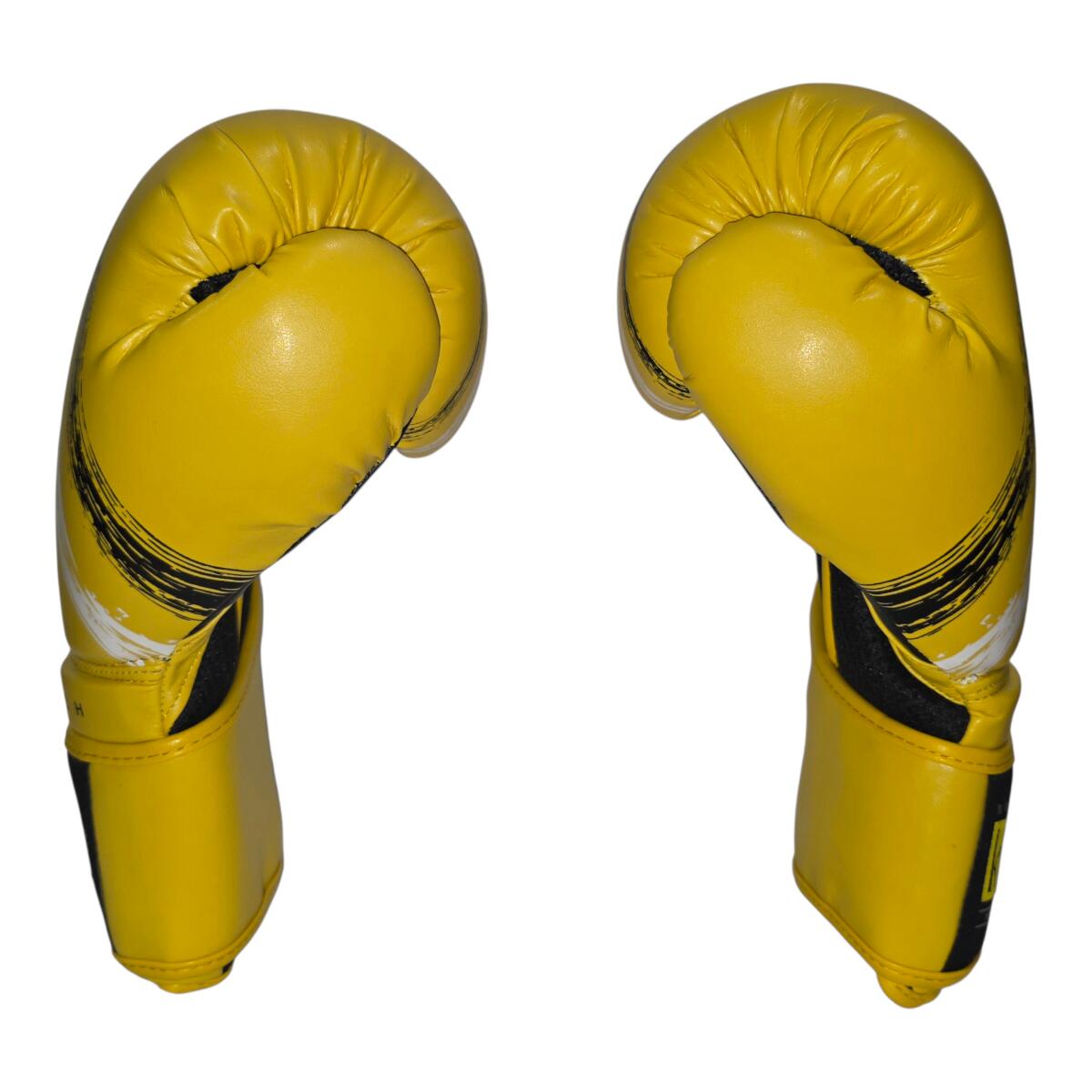 GUANTES AIRTECH FEEL the ENEMY 10OZ amarillo-blanco-negro 2/6