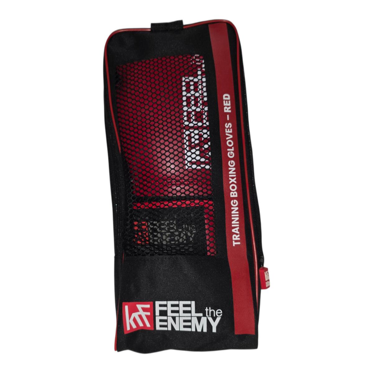 Guantes training FEEL the ENEMY 14OZ rojo-blanco 6/6