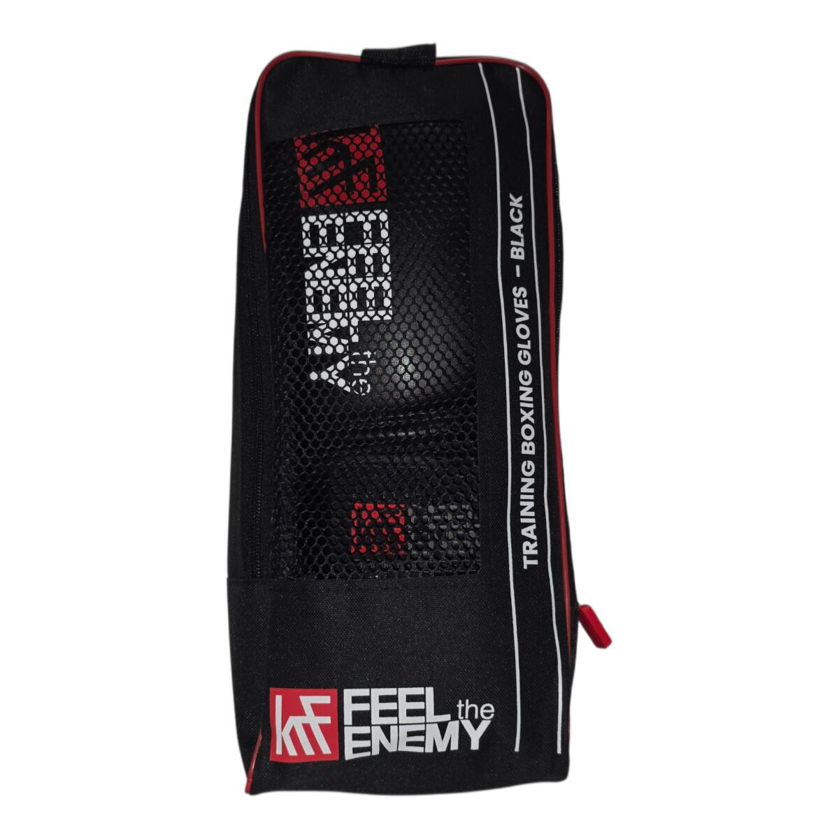 FEEL the ENEMY Guantes Training 14OZ negro-rojo 6/6