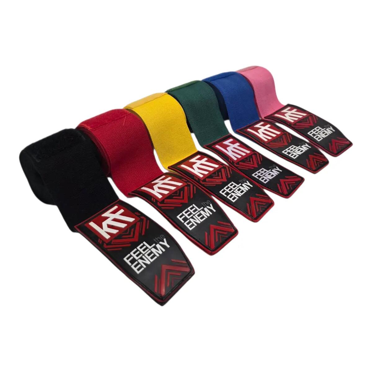 Vendas semielásticas de nylon 4 m - par, amarillo 4/4