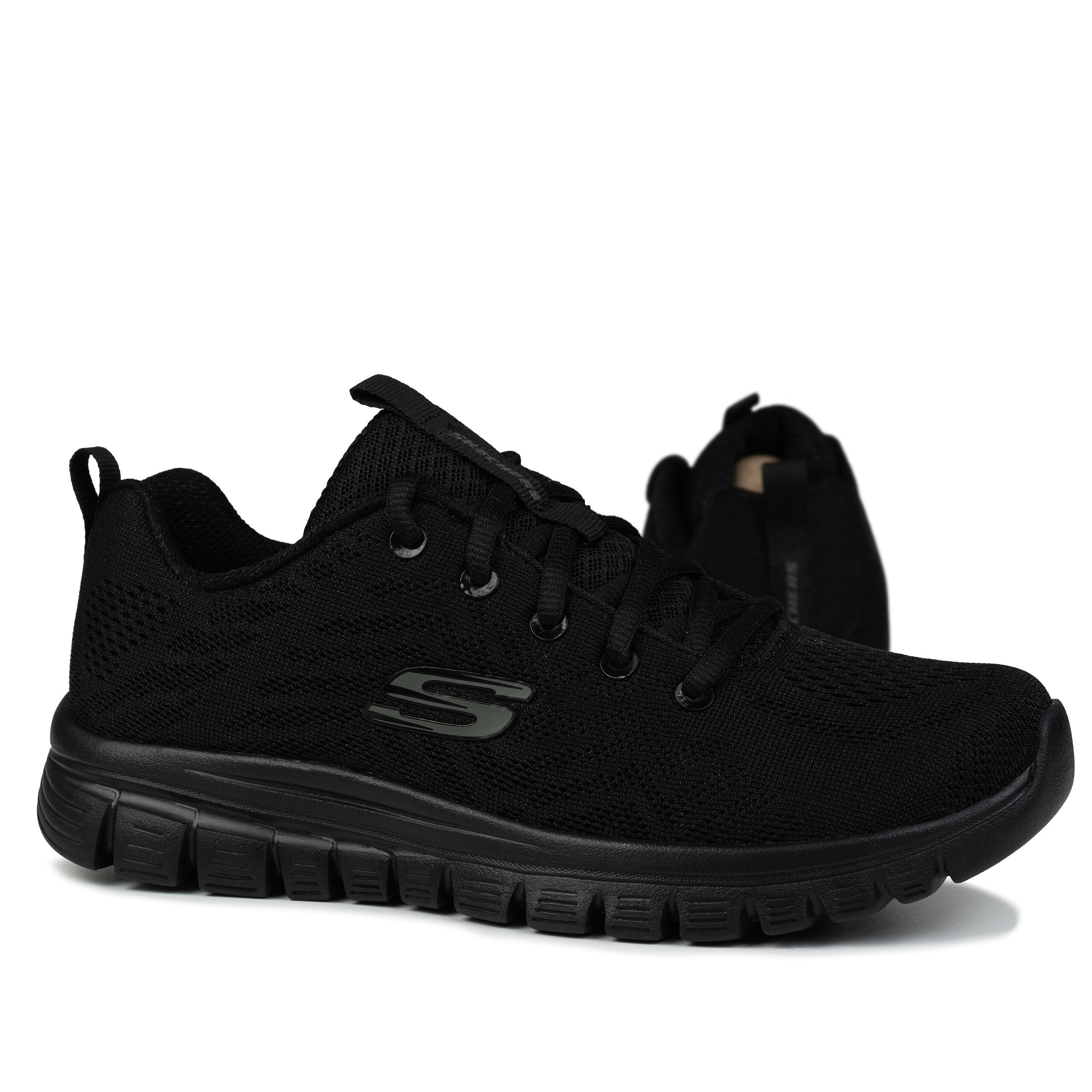 Zapatillas Skechers Mujer Graceful Negras 6/7