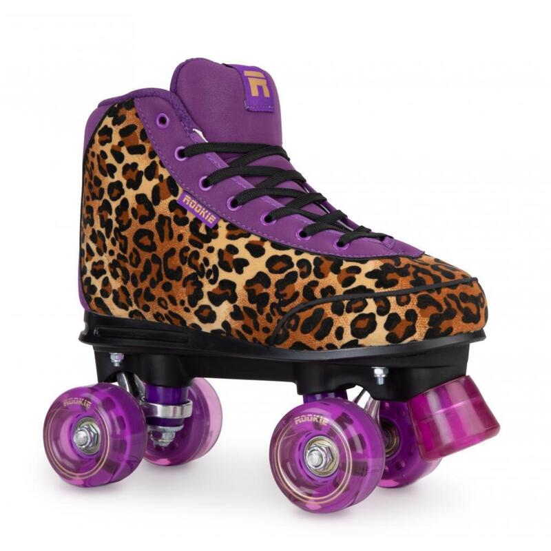 Harmony Leopard Quad Roller Skates
