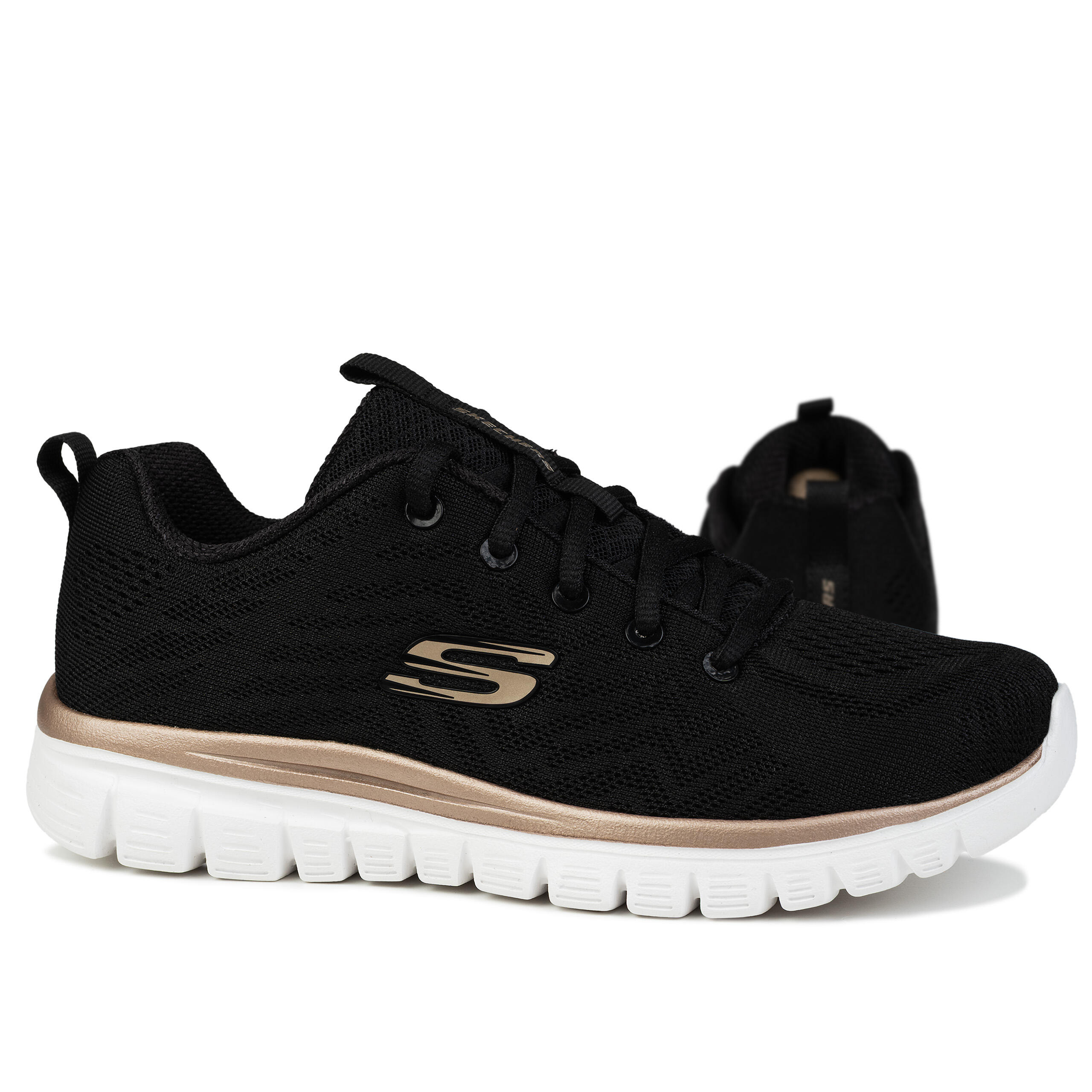 Fitness et entraînement cardio pour femme Skechers Graceful Noir 7/7