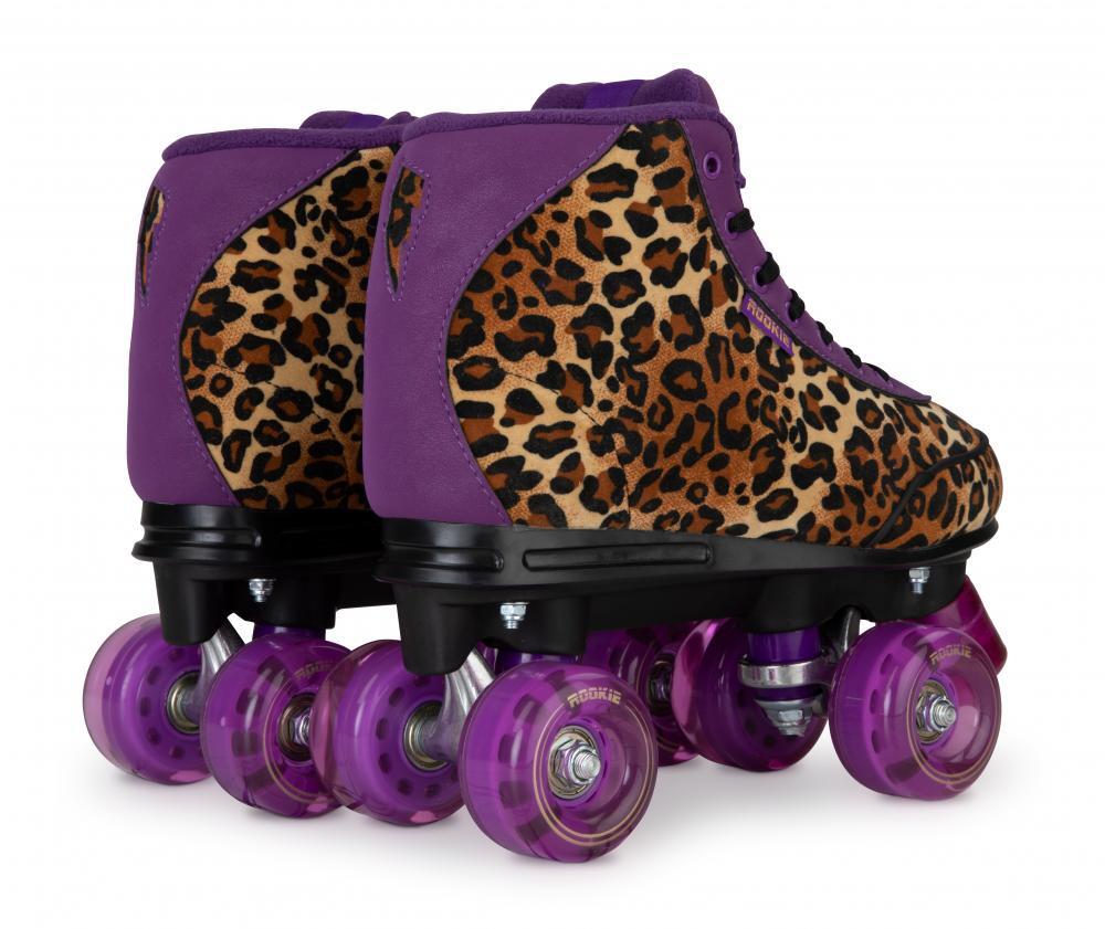 Harmony Leopard Quad Roller Skates 2/5