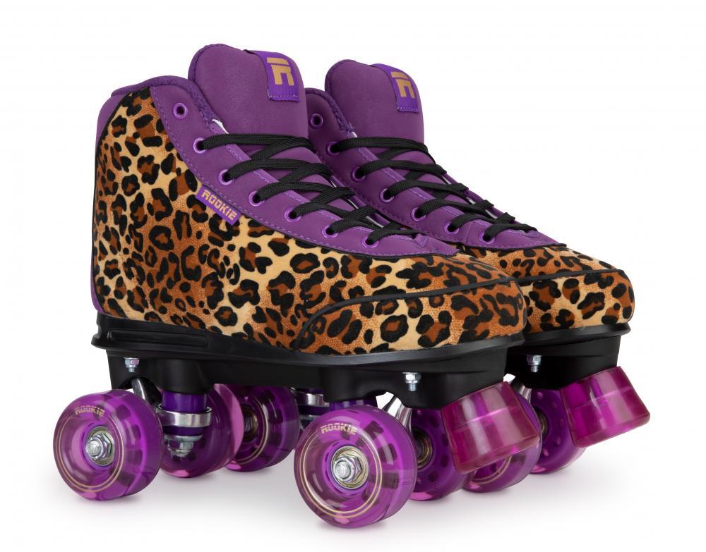 Harmony Leopard Quad Roller Skates 3/5
