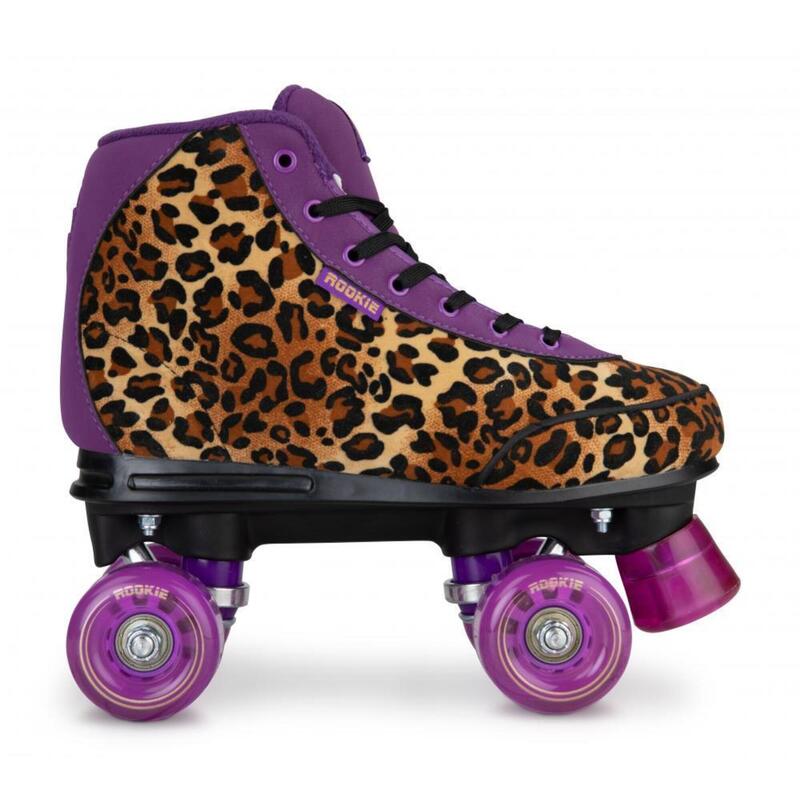 Harmony Leopard Quad Roller Skates