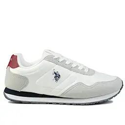 WHITE / GREY / RED