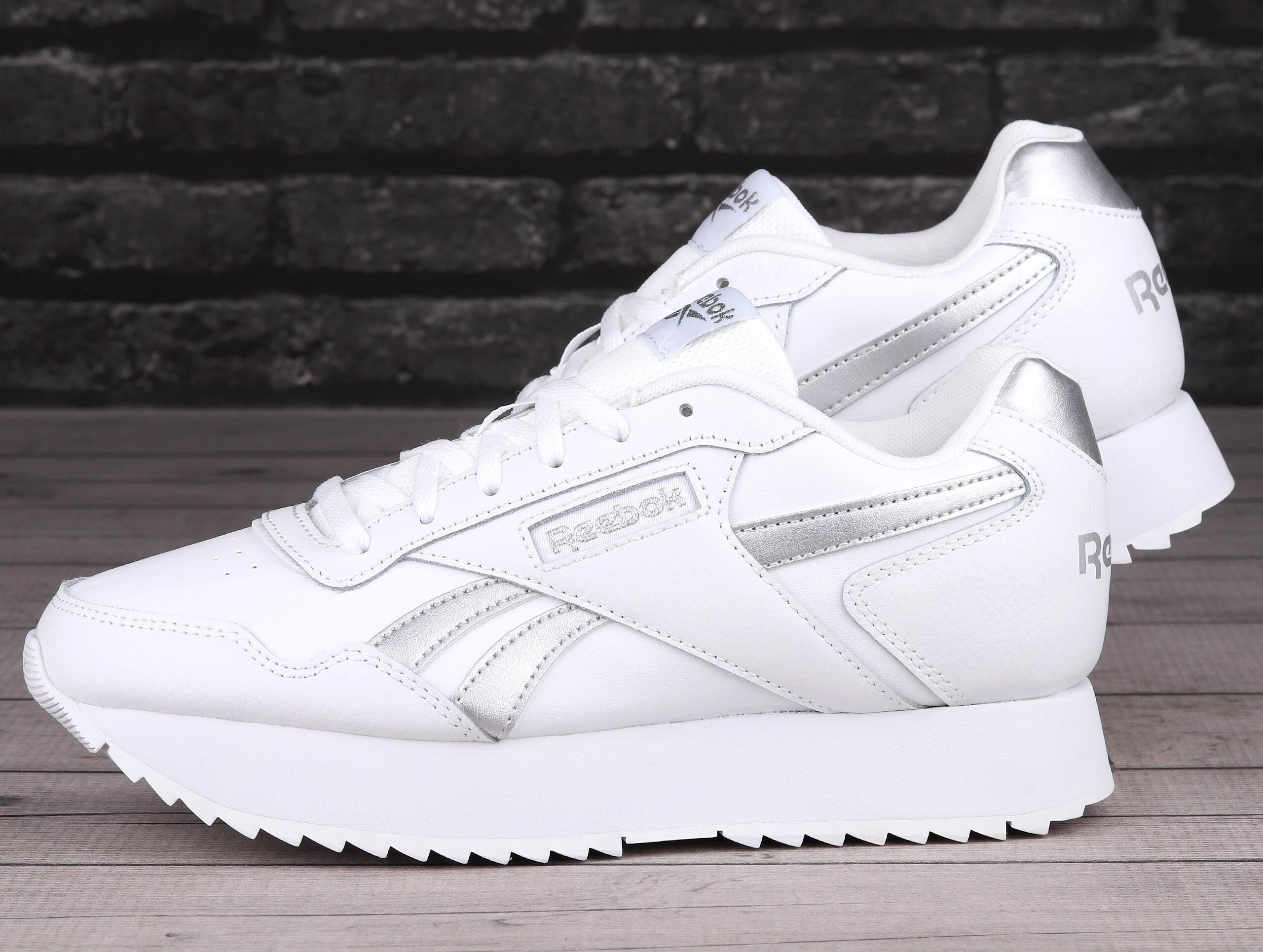 Baskets Blanches Femme Reebok Glide Ripple Double 3/7