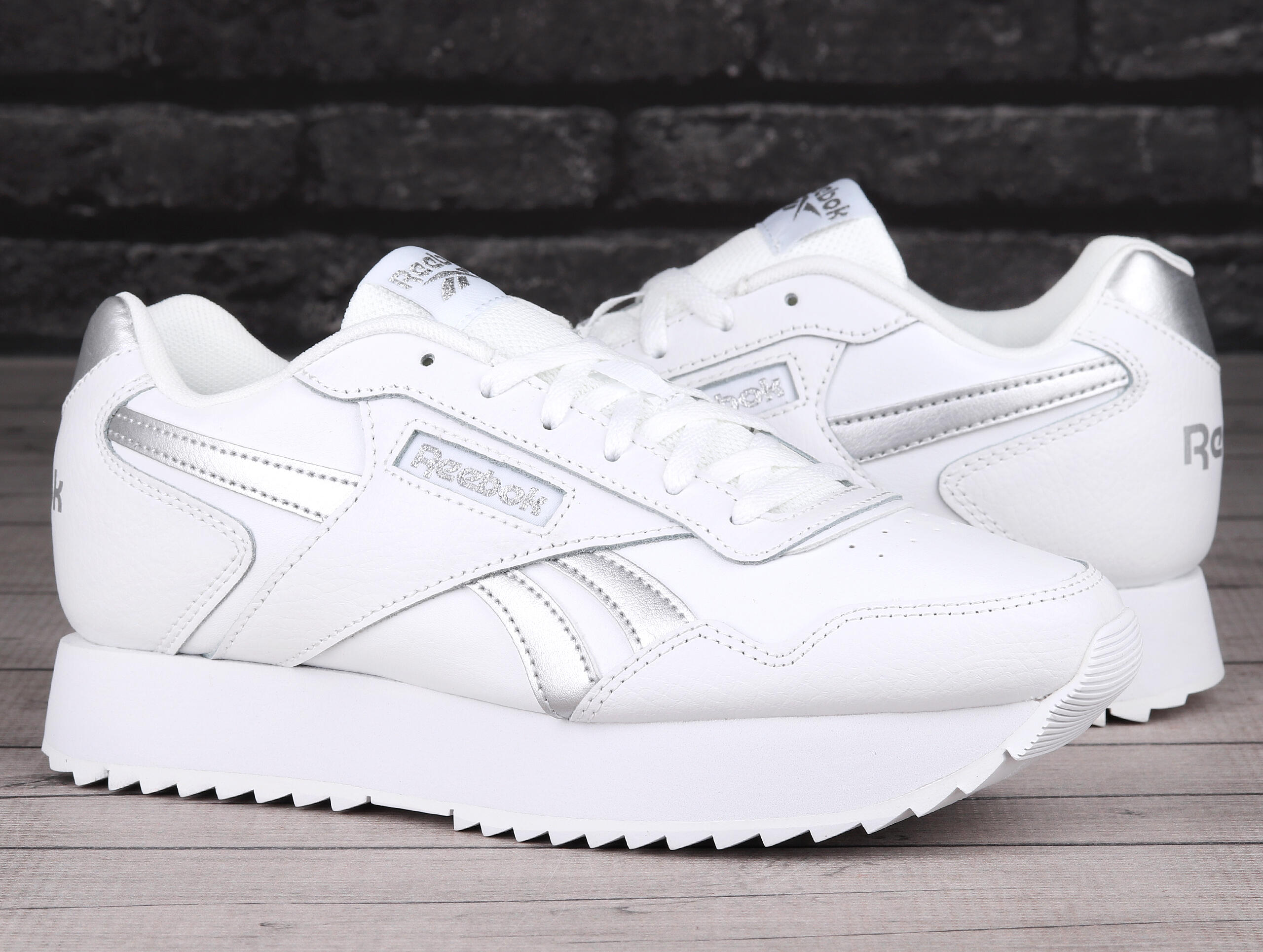 Baskets Blanches Femme Reebok Glide Ripple Double 2/7