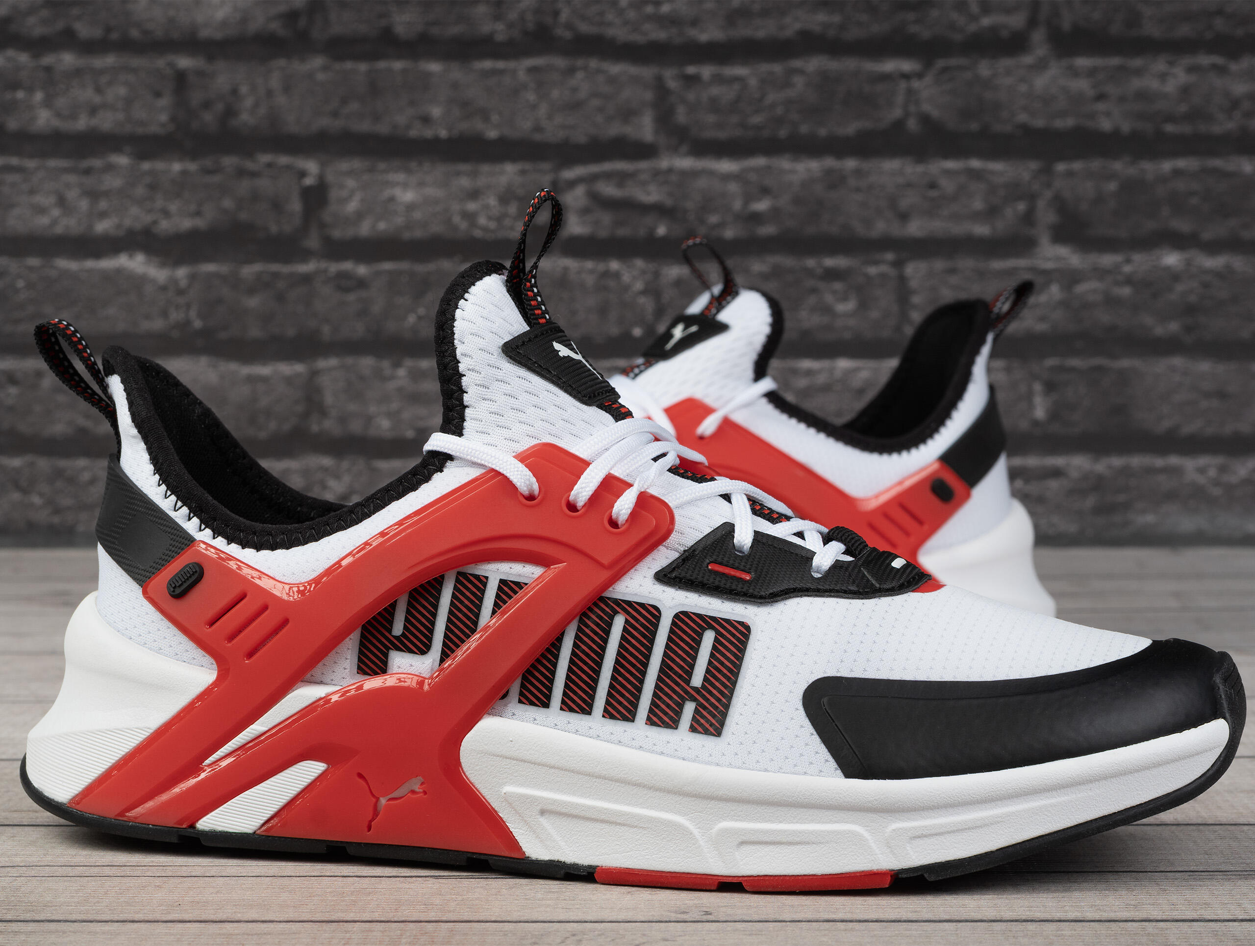 Sneaker Uomo Puma Pacer+ BIANCO/ROSSO/NERO 2/7