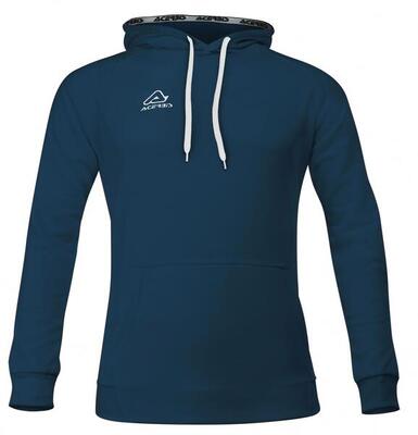 Felpa con Cappuccio Acerbis Easy Uomo XL - Comfort Nero