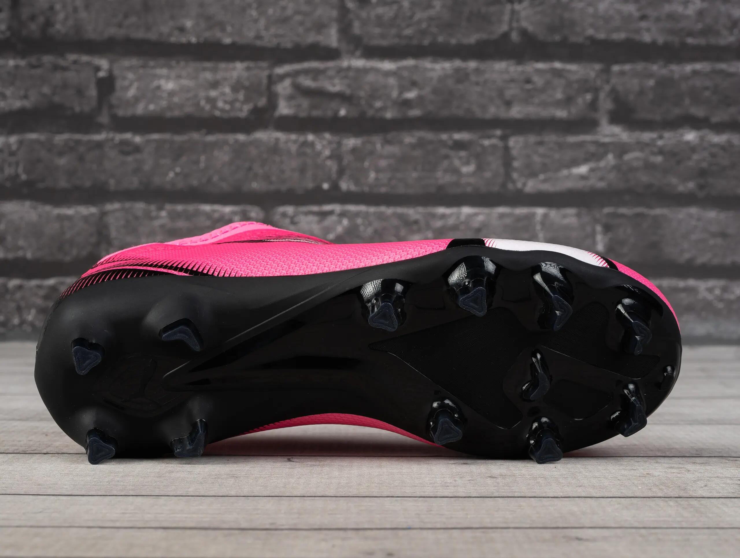PUMA Ultra Match Football Boots Pink/Black/White 5/7