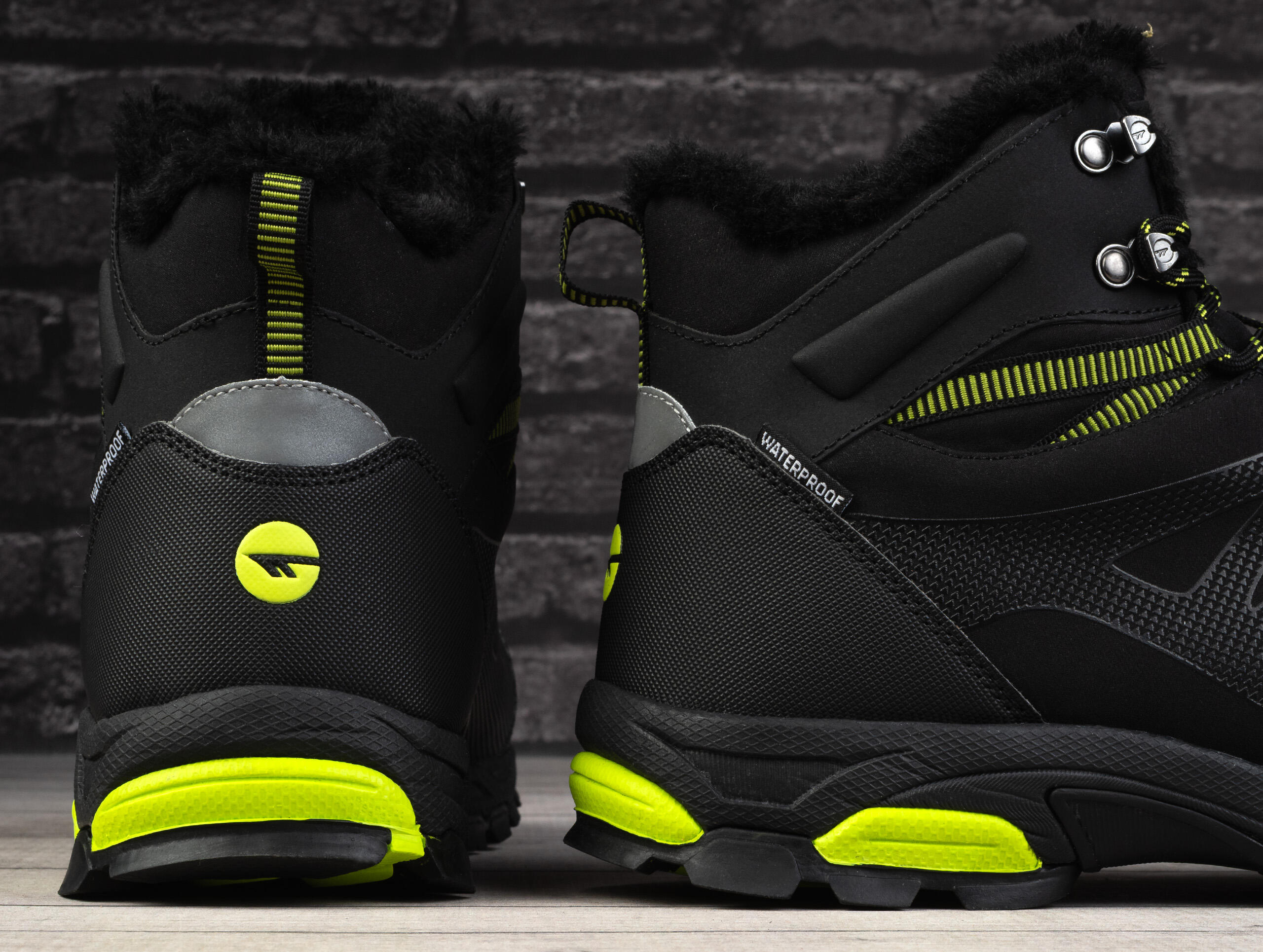 Buty zimowe Hi Tec BLACK LIME JACKDAW WP INSULATED WODOODPORNE OCIEPLANE 4/7