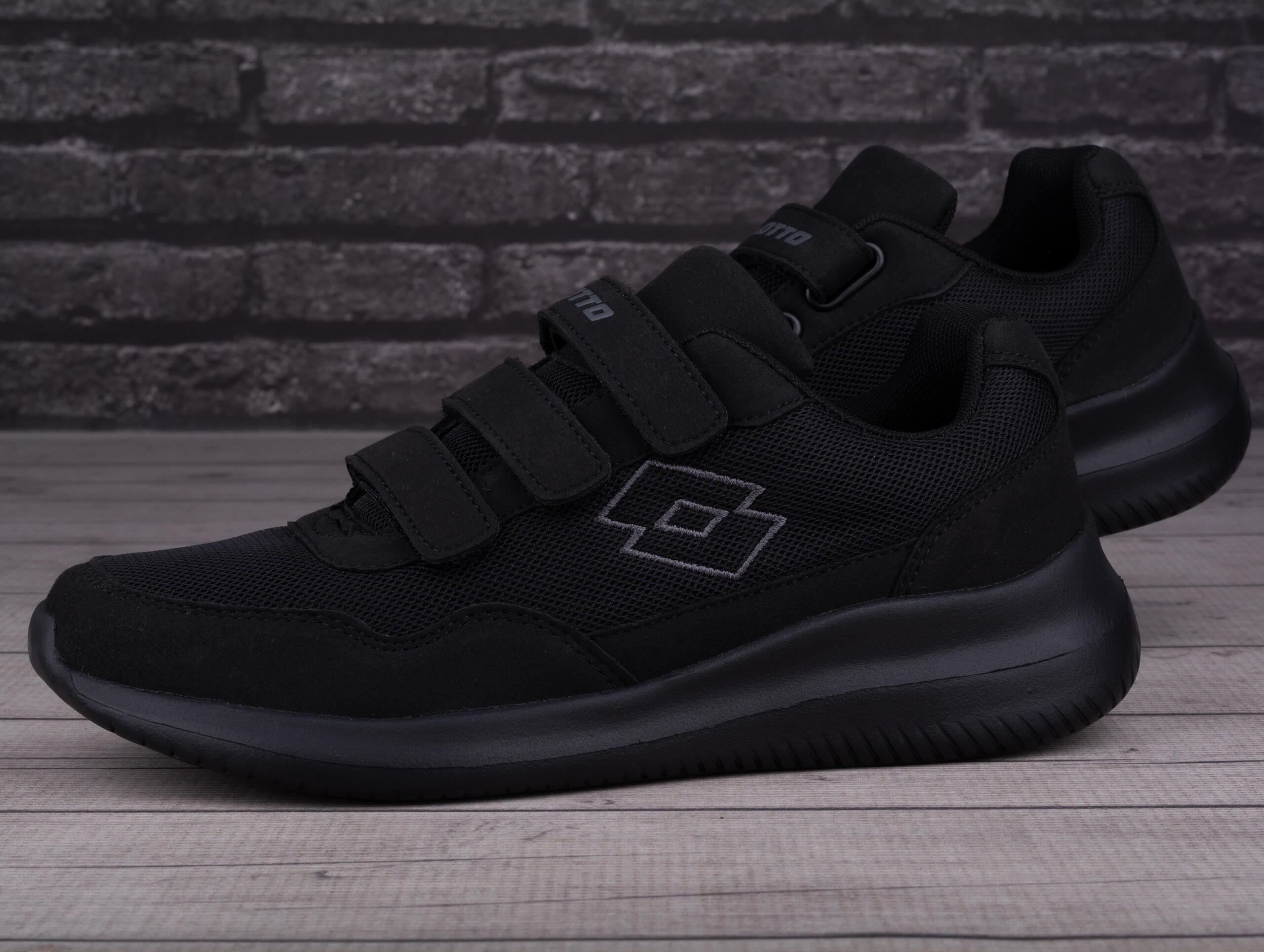 Lotto Unisex Connect VL OC Basic Sneaker 2400361U 1119 Black/DK.Grey 3/7