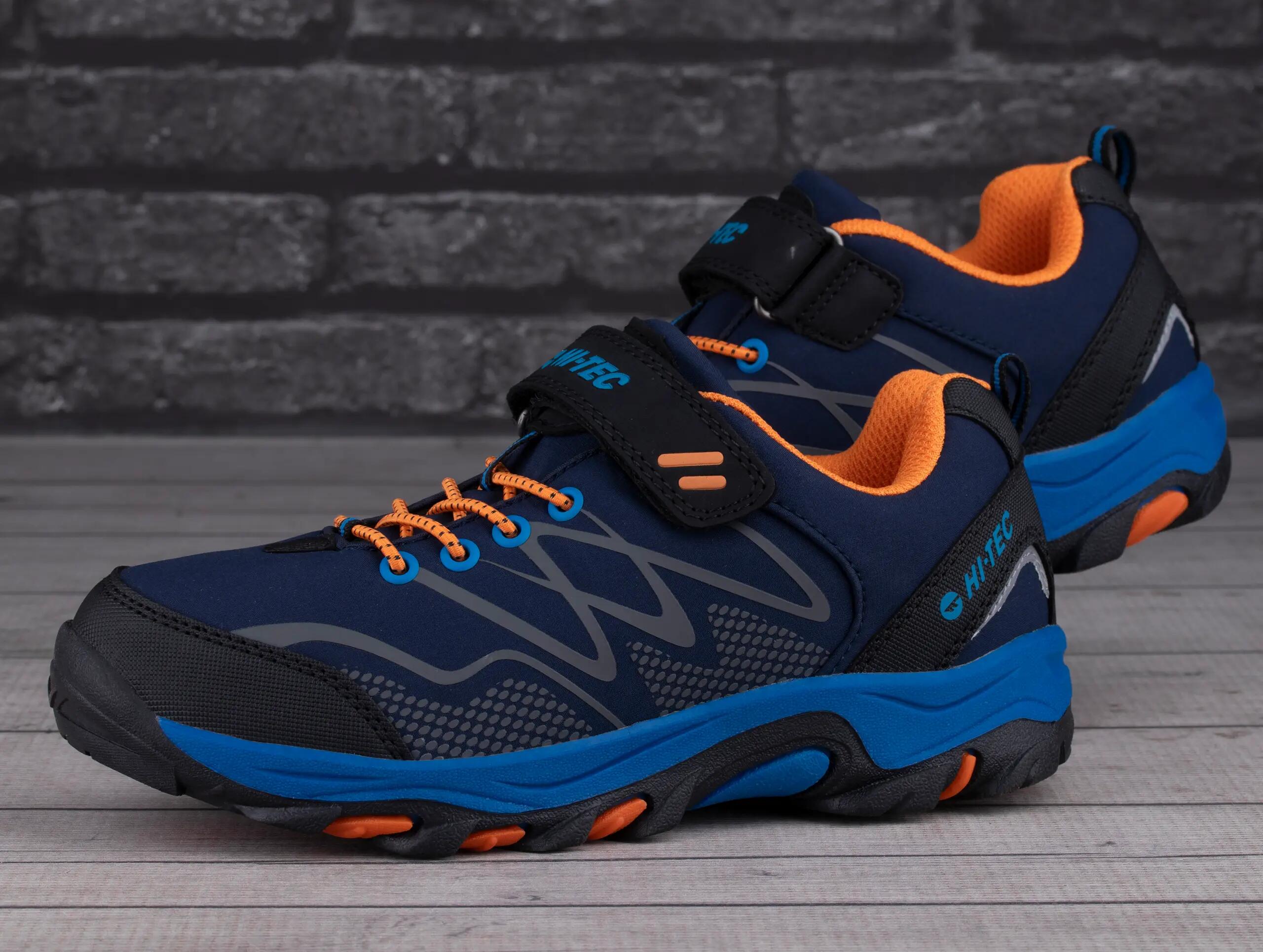 HI-TEC scarponi da trekking Hi-Tec Blackout Low Jr blu/arancione 3/7