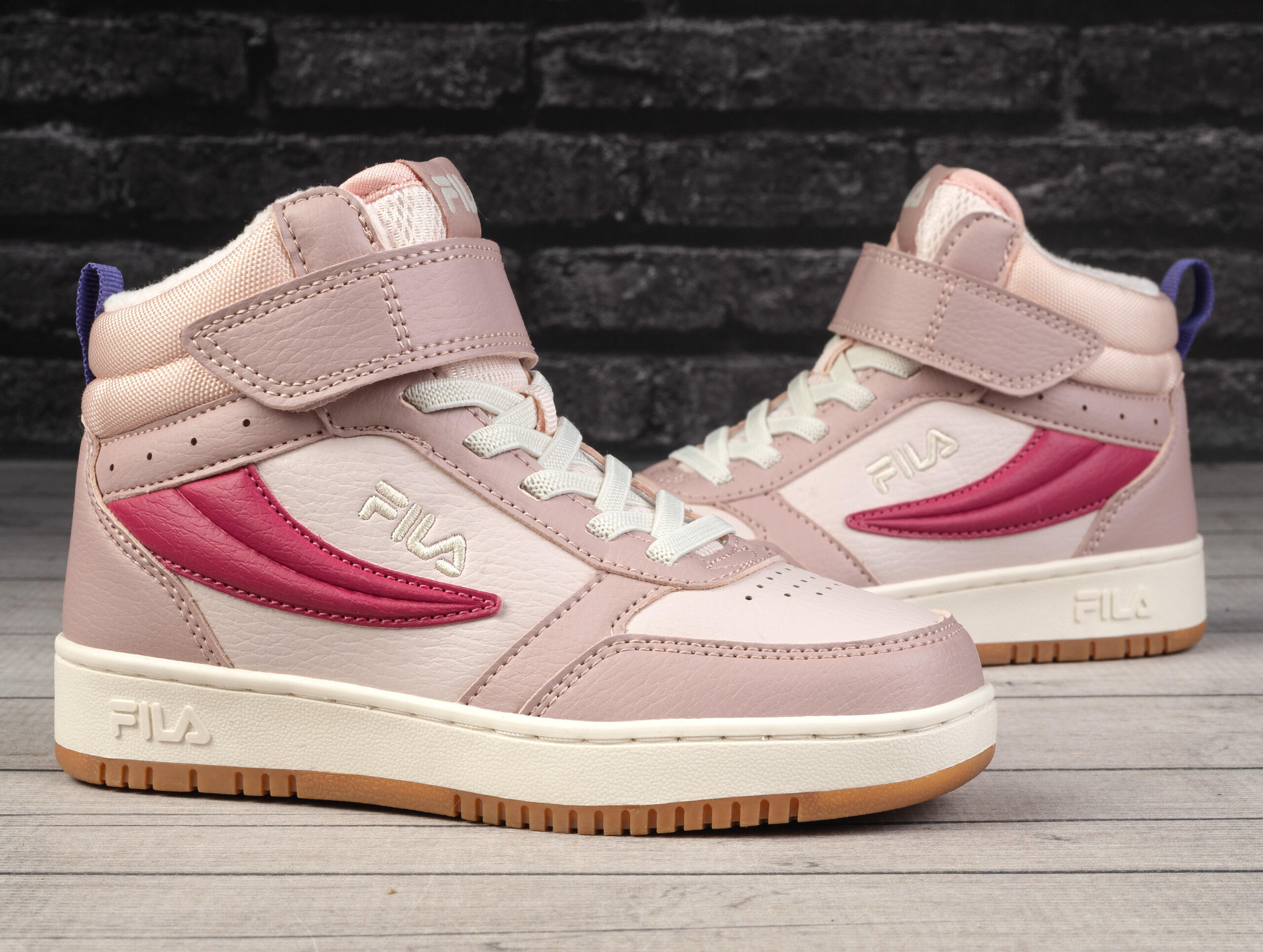 Buty dziecięce sportowe za kostkę Fila REGA NF MID VELCRO KIDS 2/6