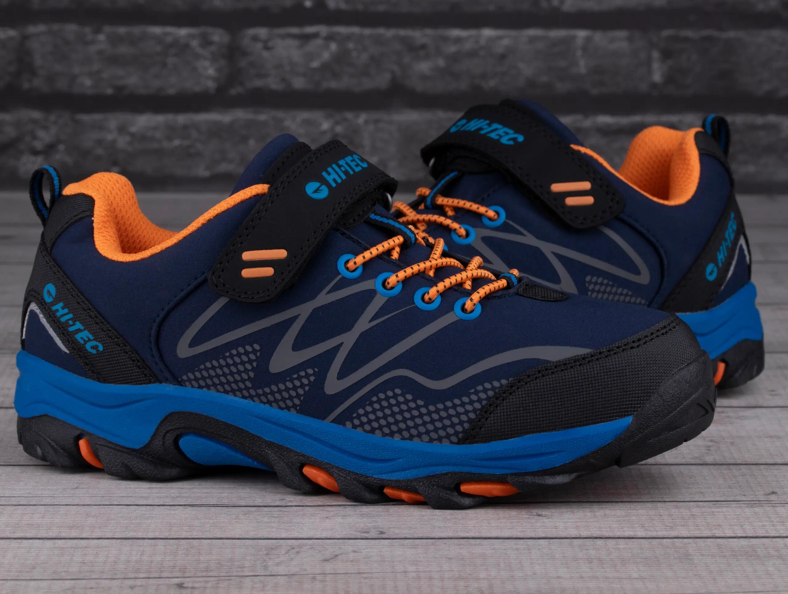 HI-TEC scarponi da trekking Hi-Tec Blackout Low Jr blu/arancione 2/7