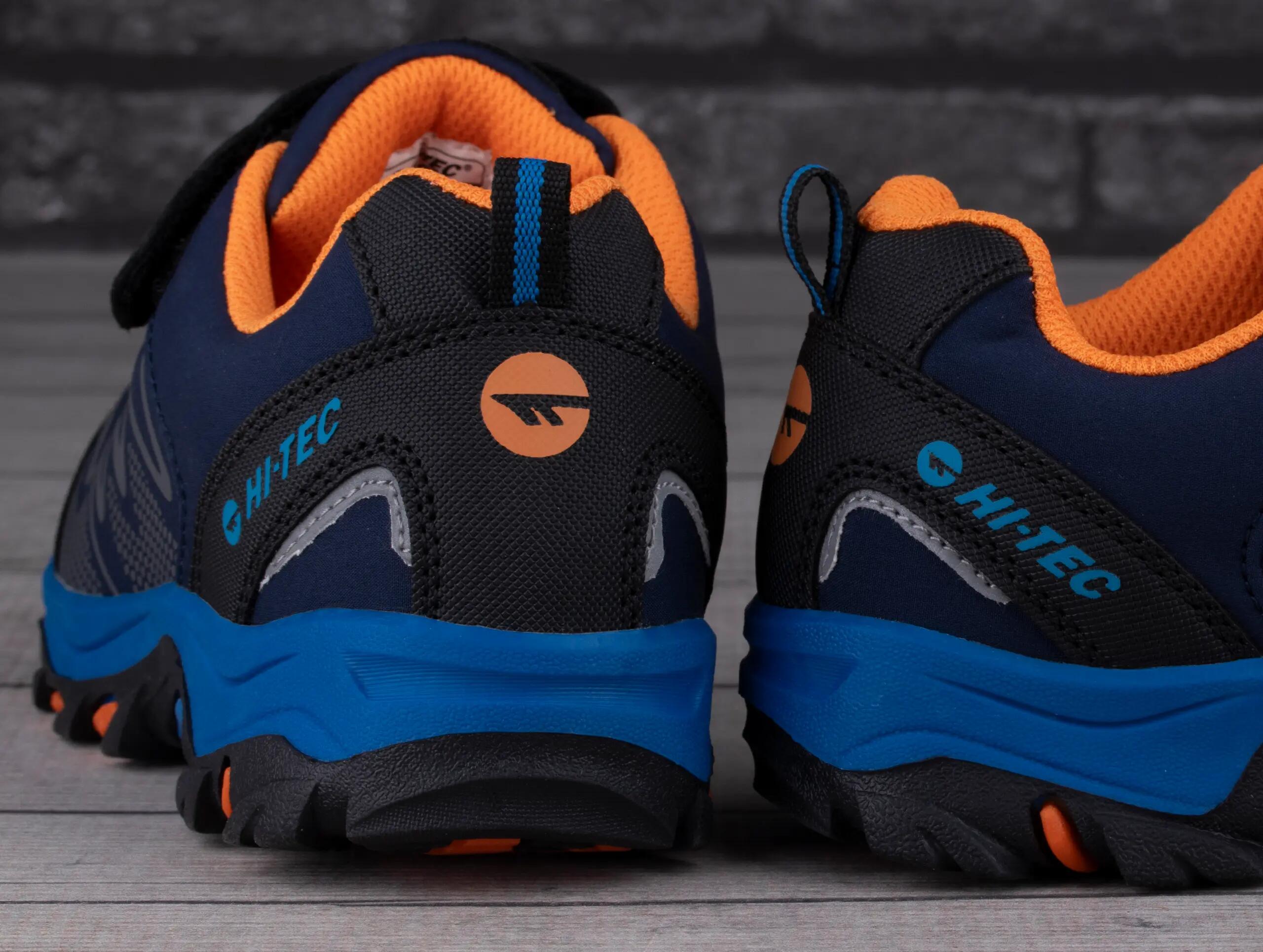 HI-TEC scarponi da trekking Hi-Tec Blackout Low Jr blu/arancione 4/7