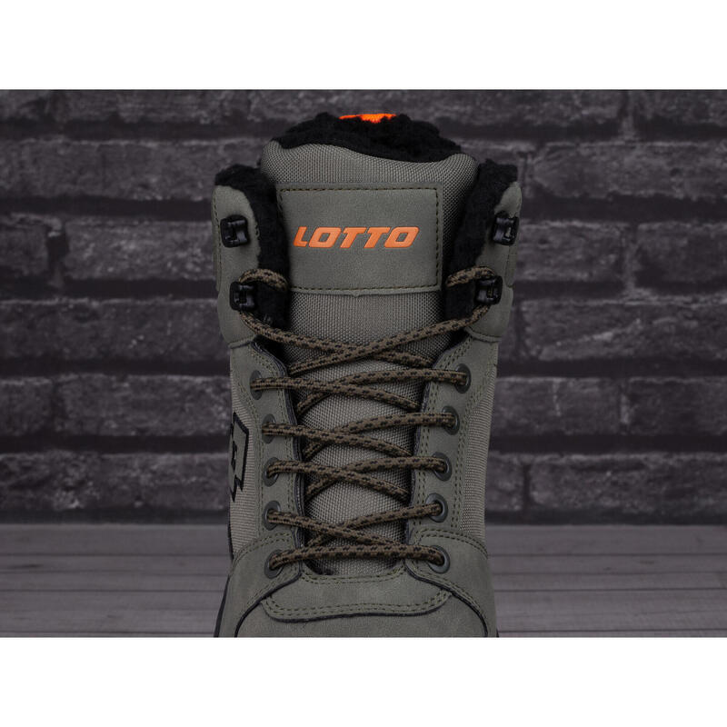 Pantofi până la gleznă universali 2400380u6711 pentru iarnă olivi bărbătești