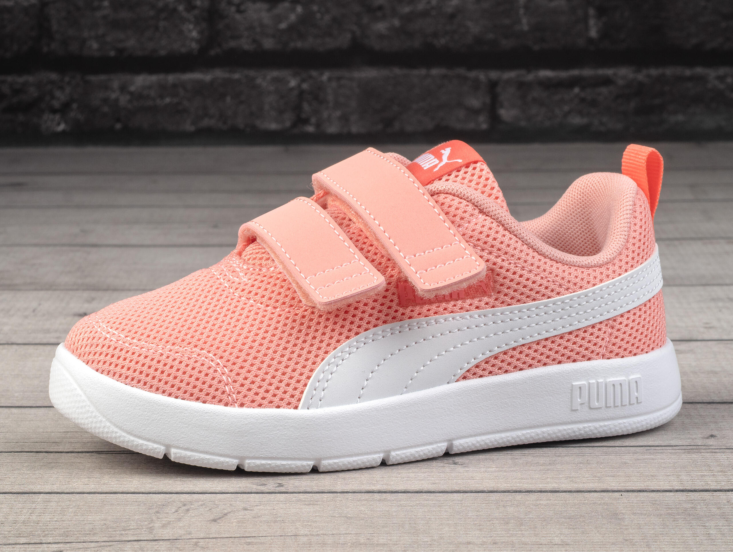 Baskets Puma Modèle Courtflex V3 Mesh Ps Couleur Orange 3/7