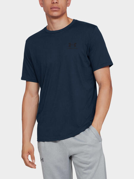 Heren Under Armour Sportstyle Left Chest T-shirt Running 5/7