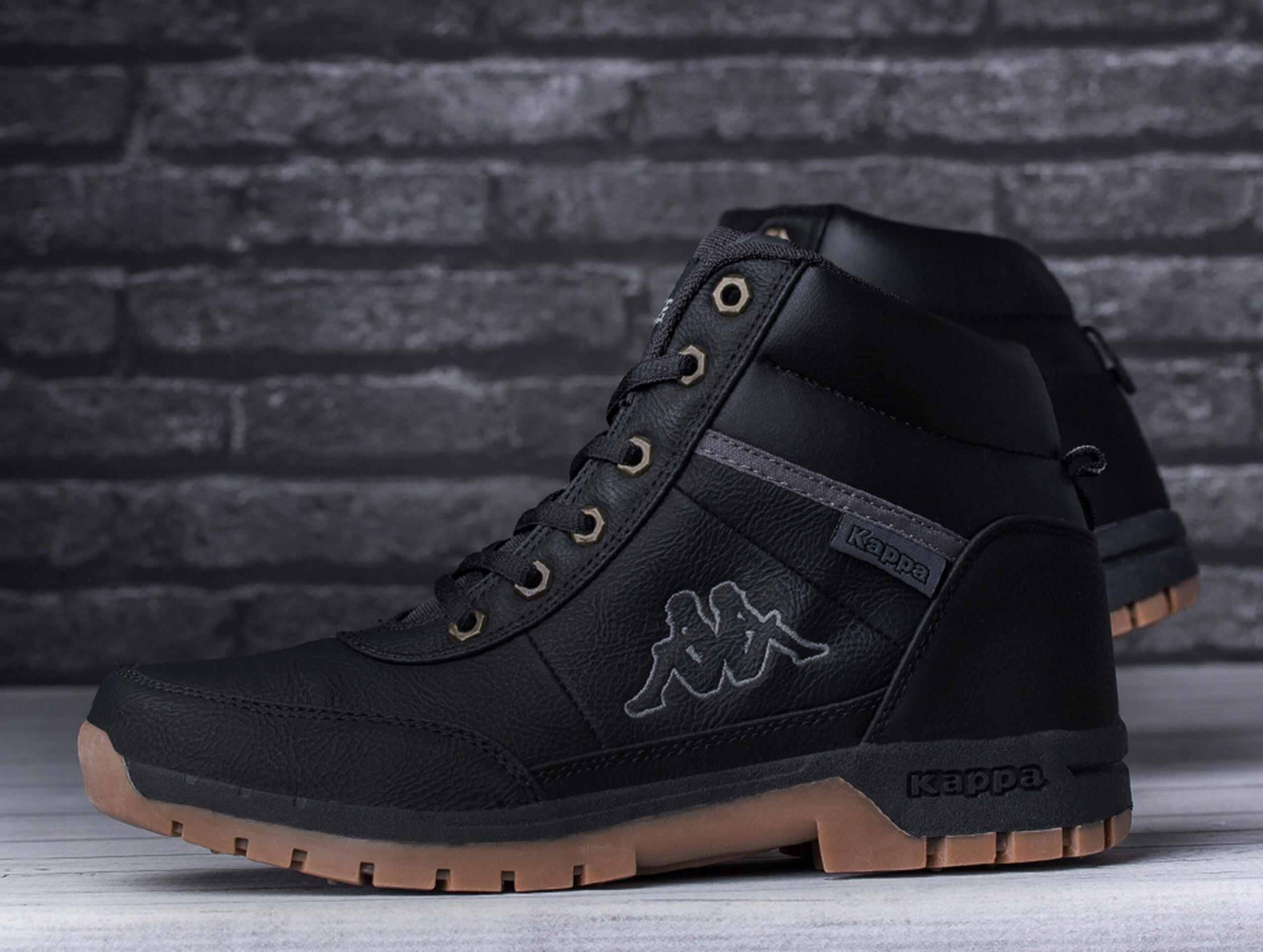 Kappa unisex schwarz Kurzschaft Stiefel Wanderstiefel 242075 3/7