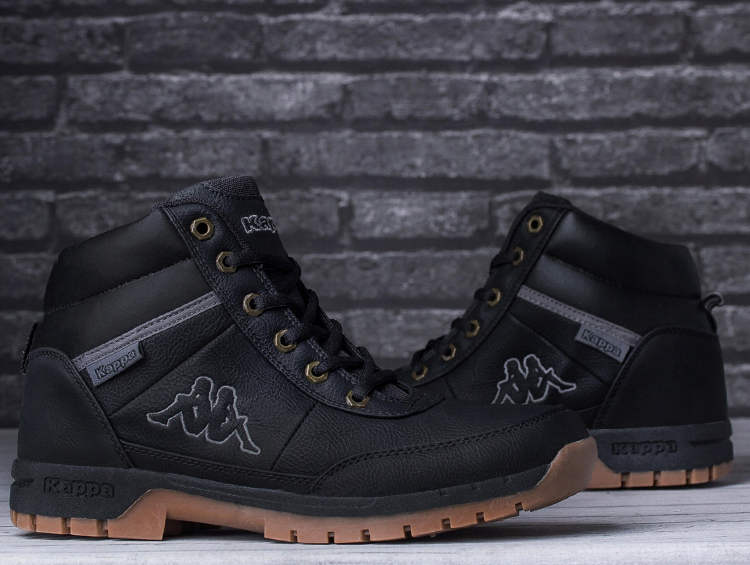 Kappa unisex schwarz Kurzschaft Stiefel Wanderstiefel 242075 2/7