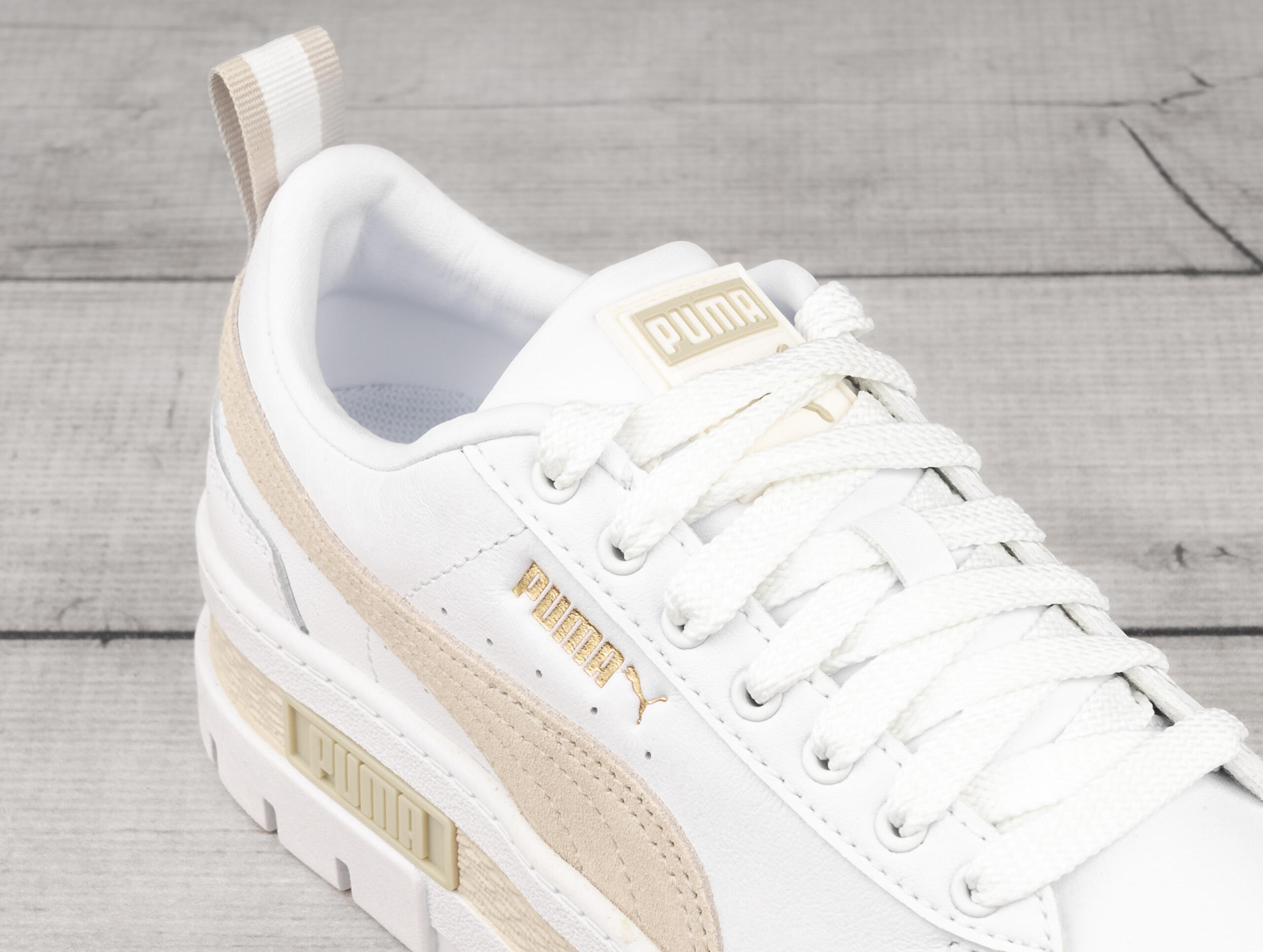 Sapatilhas Mulher Puma Mayze Lth Branco 6/7