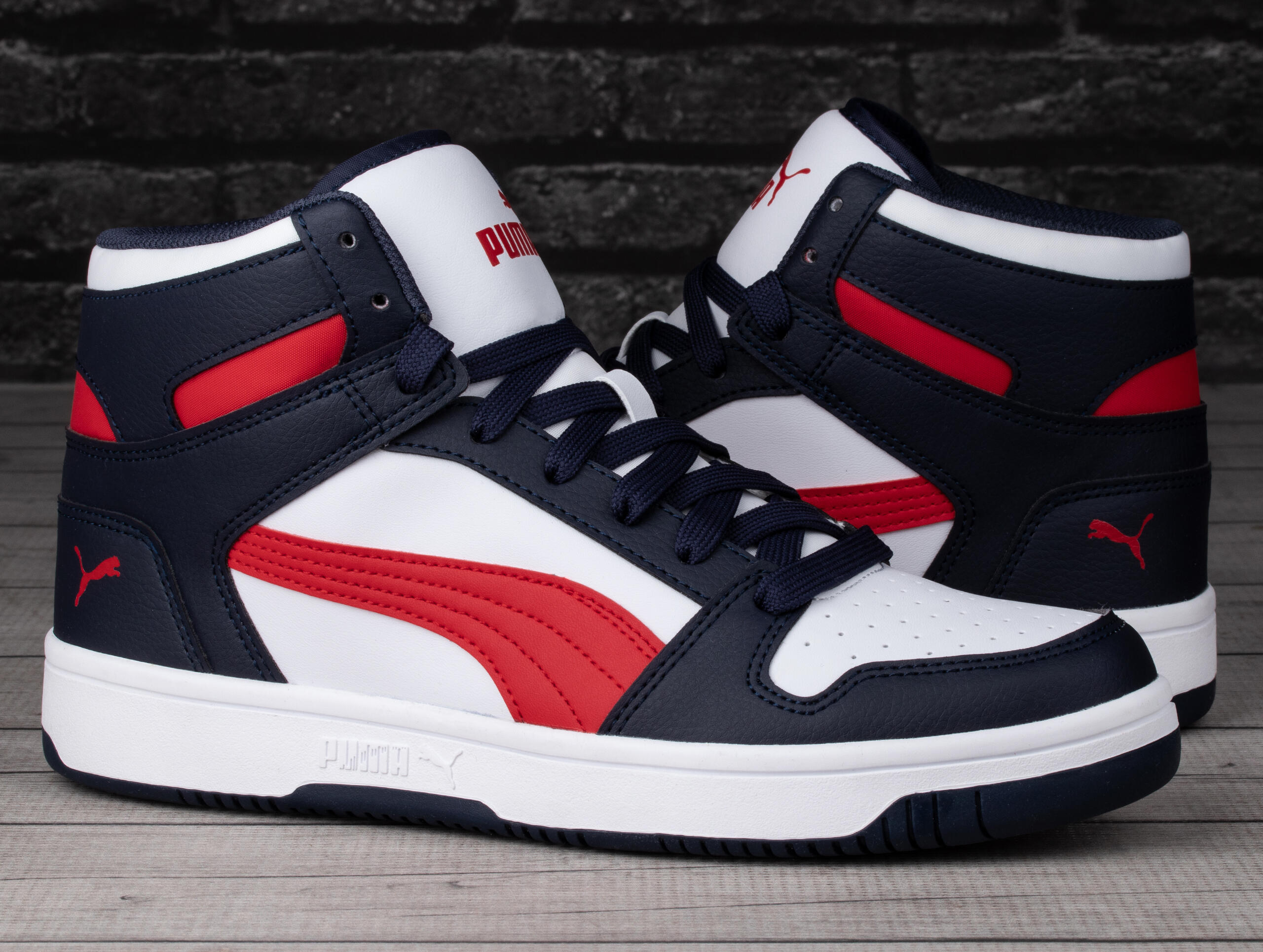 Buty męskie wysokie do chodzenia Puma REBOUND LAYUP SL
