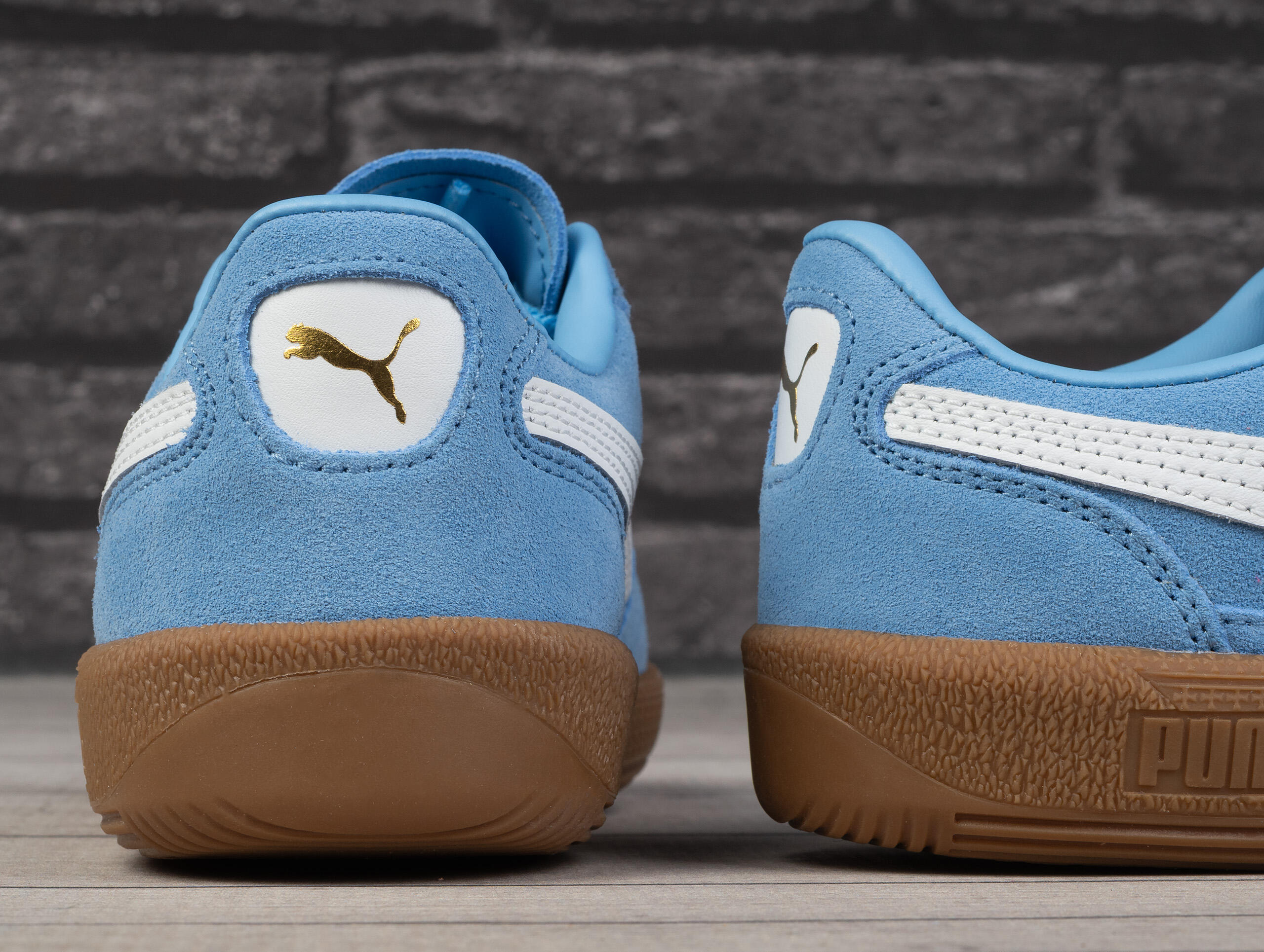 Baskets Puma Modèle Palermo Jr Couleur Bleu 4/7