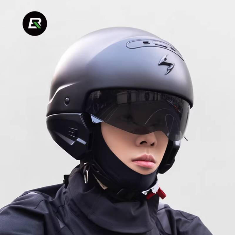 Kominiarka motocyklowa maska balaclava dopasowana na twarz czarna ROCKBROS 2/7