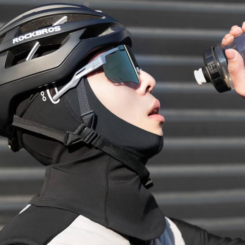 Kominiarka motocyklowa maska balaclava dopasowana na twarz czarna ROCKBROS 7/7