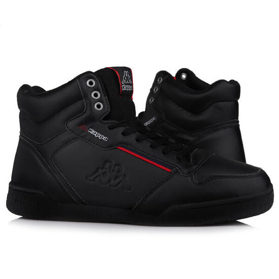 Kappa Unisex Hoher Sneaker 242764 schwarz