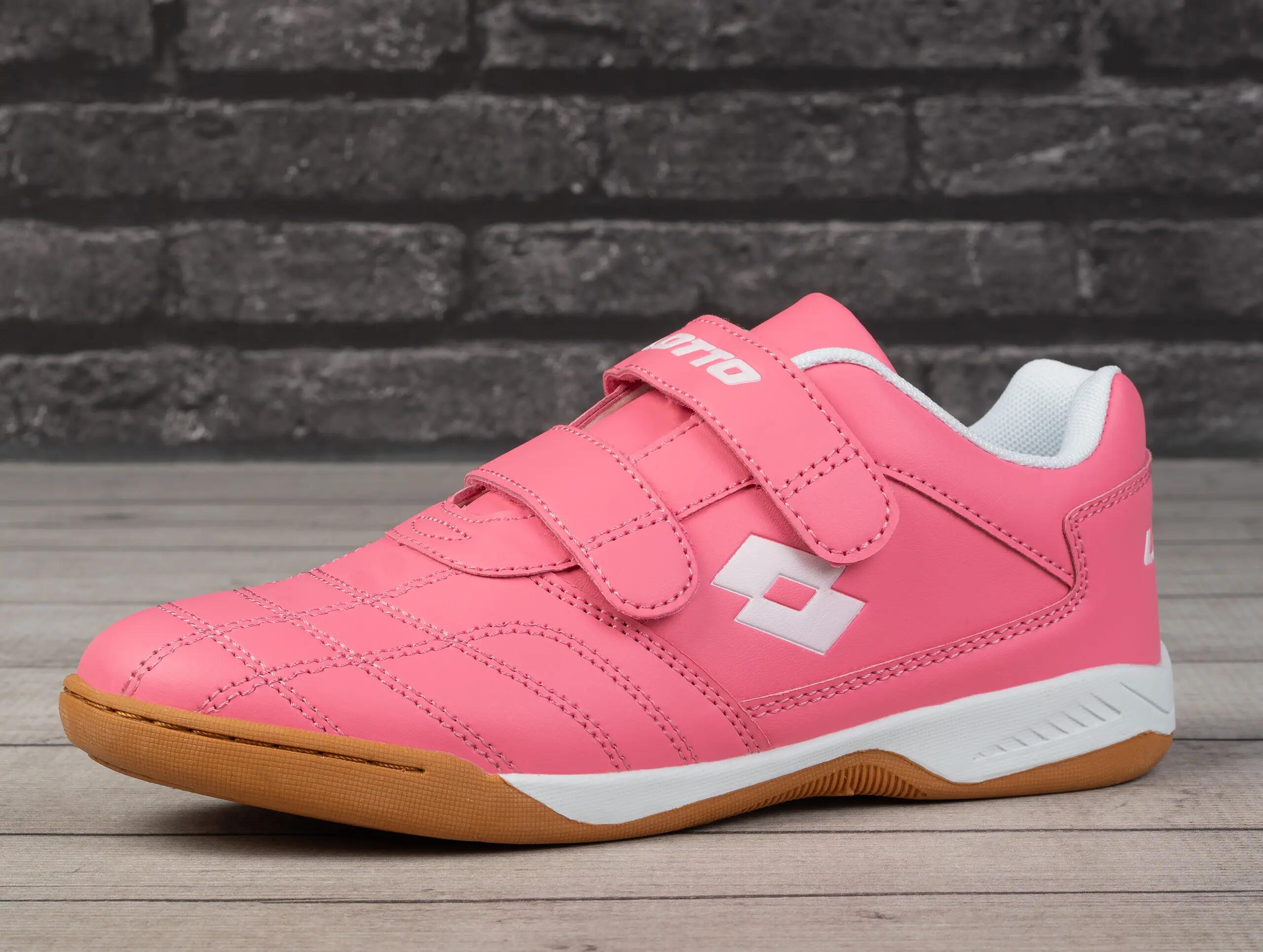 Lotto Schuhe Pacer K Kinder Low Top Sneaker 2600110K FR.PINK/WEISS 3/7