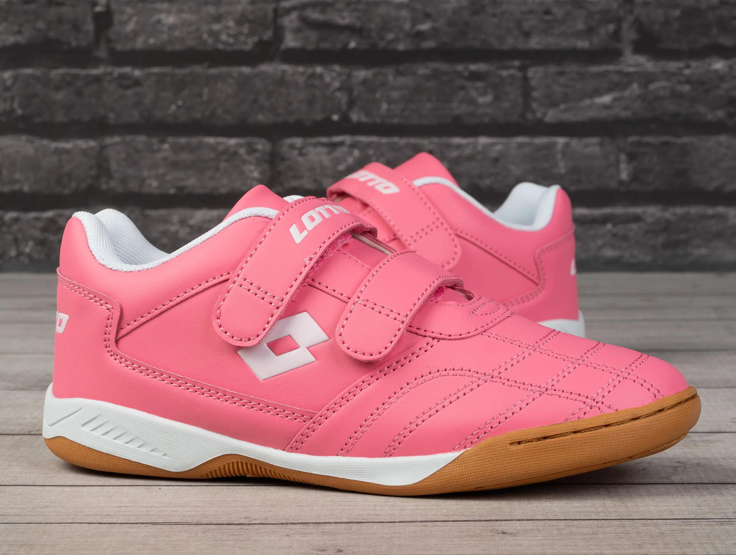 Lotto Schuhe Pacer K Kinder Low Top Sneaker 2600110K FR.PINK/WEISS 2/7