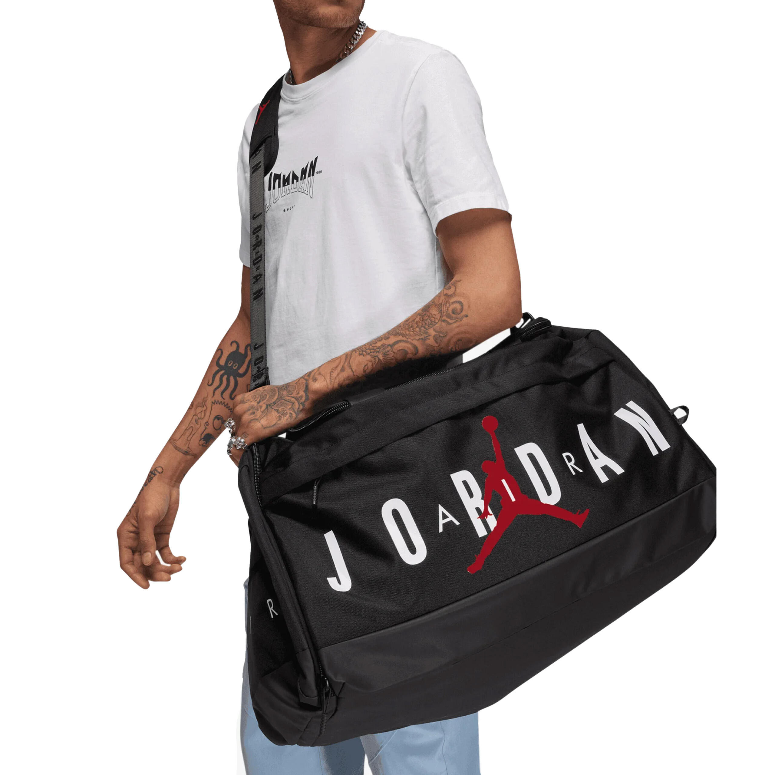 Saco de desporto Jordan Jam velocity Preto 2/7