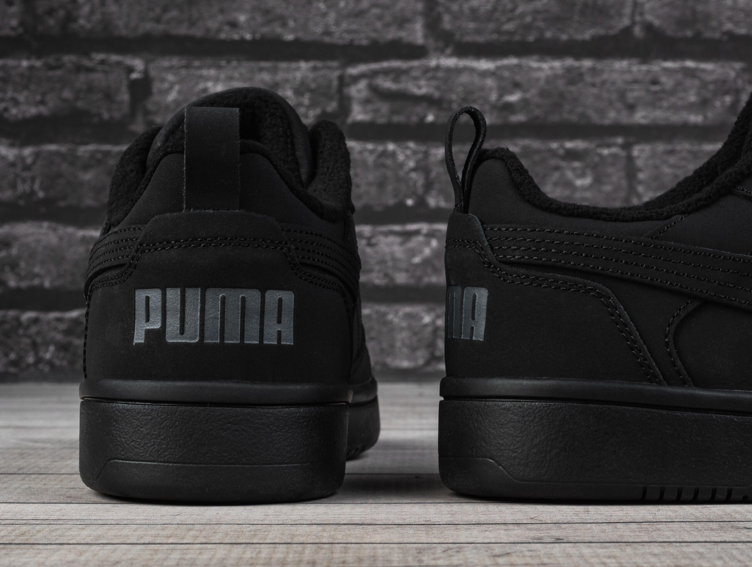 BUTY męskie PUMA REBOUND 397475-03 sportowe na jesień czarne skóra 40,5 4/7