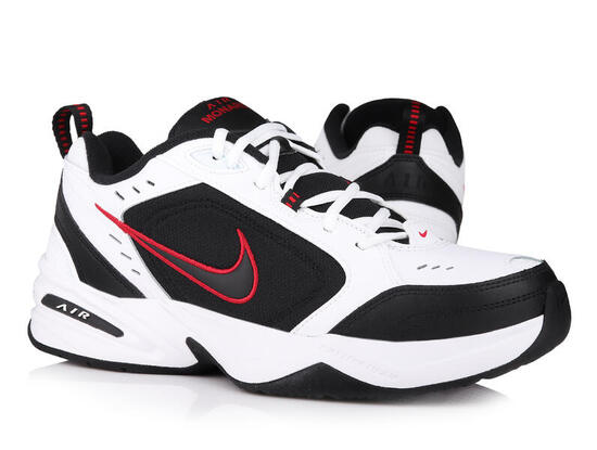 Fitness et entraînement cardio pour hommes Nike Air Monarch IV blanc.