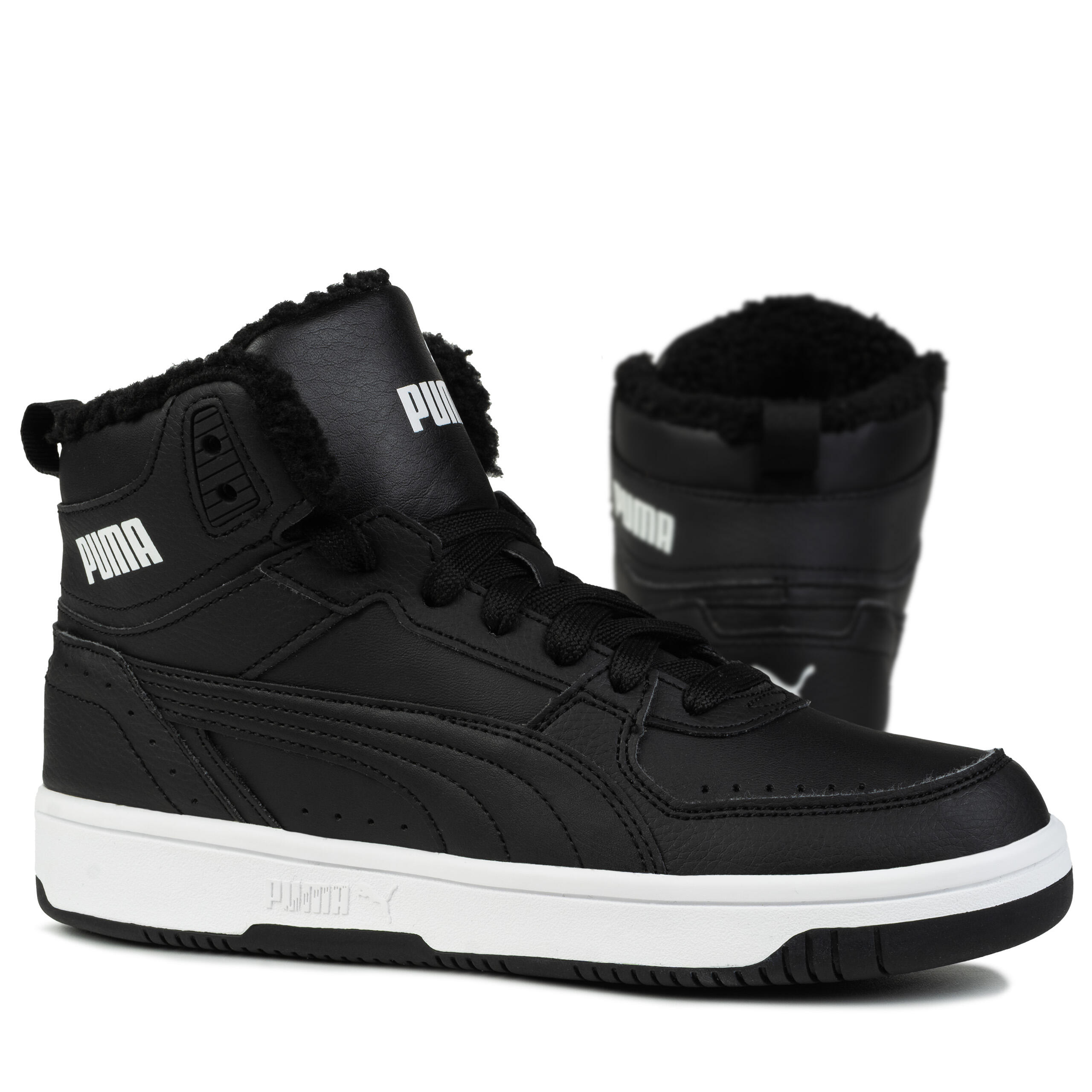 Buty damskie zimowe ocieplane Puma REBOUND JOY FUR 6/7