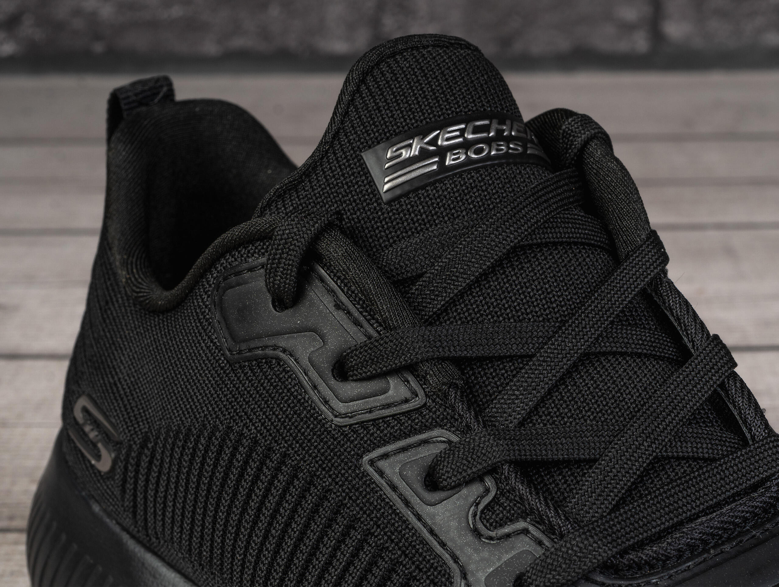 Zapatillas Deportivas Caminar para Mujer Skechers 32504_BBK Negras con Cordones 5/6