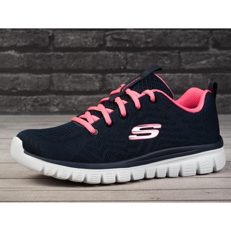 Pantofi sport Skechers Graceful-Get Connected, bleumarin-roz 38