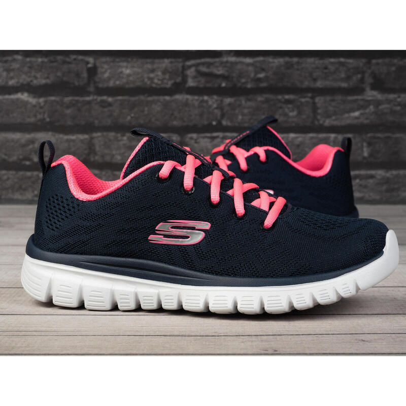 Pantofi sport Skechers Graceful-Get Connected, bleumarin-roz 38