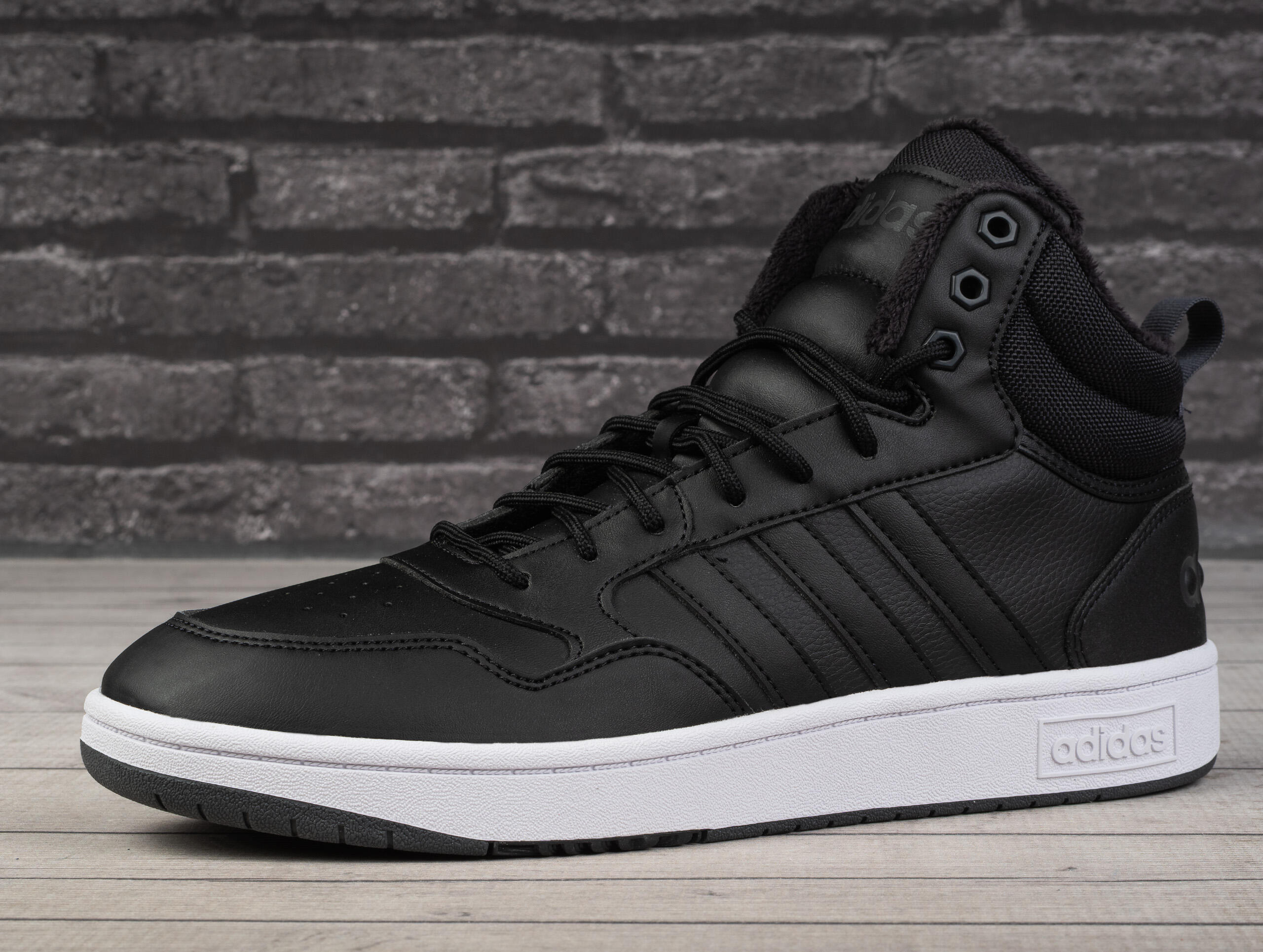 Buty ocieplane męskie sportowe Adidas HOOPS 3.0 MID WTR 3/6