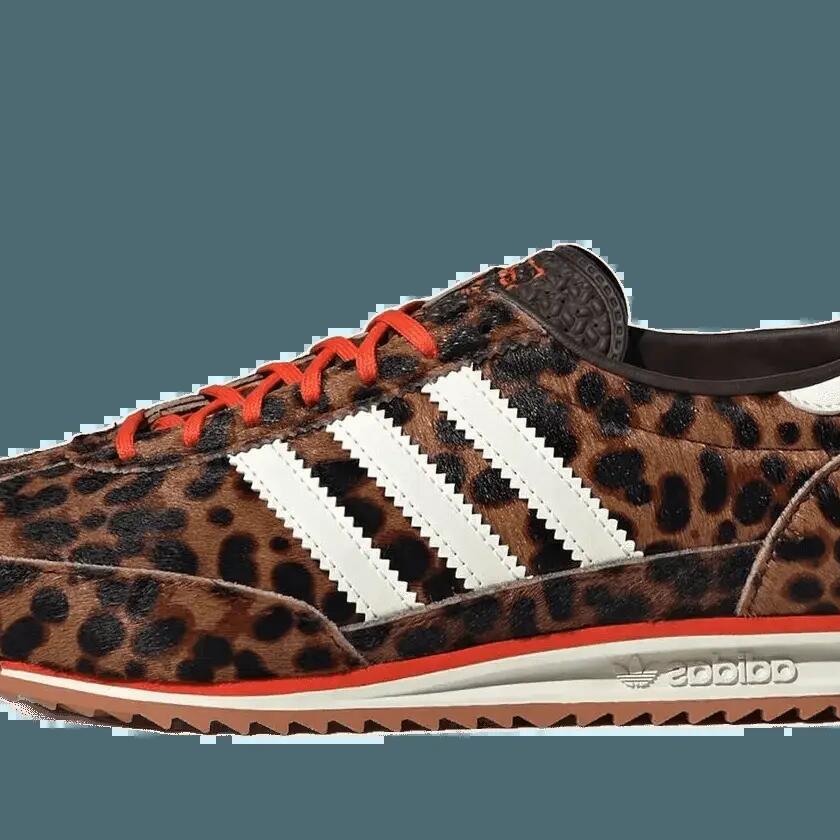 Shoes - Leopard print - SL 72 OG - Dark Brown/Off White
