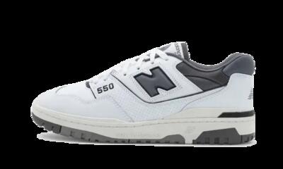New Balance 550 White Grey Dark Grey