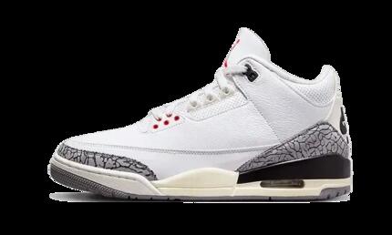 Zapatillas - baloncesto - unisex - Air Jordan 3 - blanco/gris cemento