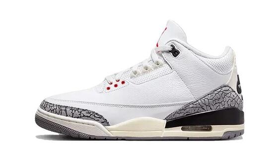 Zapatillas - baloncesto - unisex - Air Jordan 3 - blanco/gris cemento