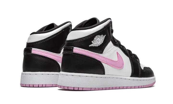 Air Jordan 1 Mid White Black Light Arctic Pink - Taille : 36 EU 3/4